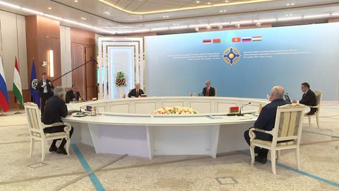 PUTIN - CSTO summit - Narrow format meeting (Astana, November 28, 2024.) [CC English]