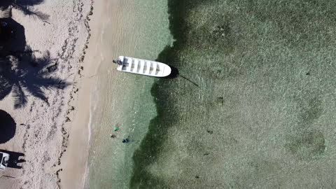 Small Boats on Sand Beach