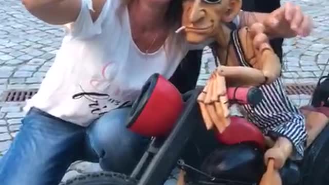 Biker Puppeteer