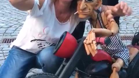 Biker Puppeteer