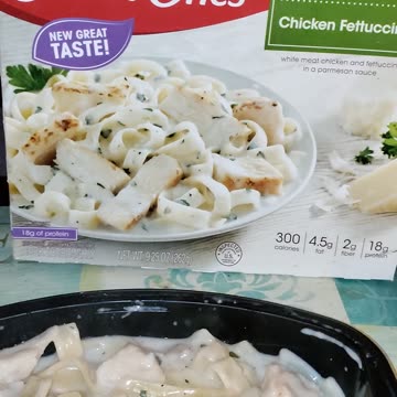 Eating Smart Ones Chicken Fettuccine, Dbn, MI, 8/21/23