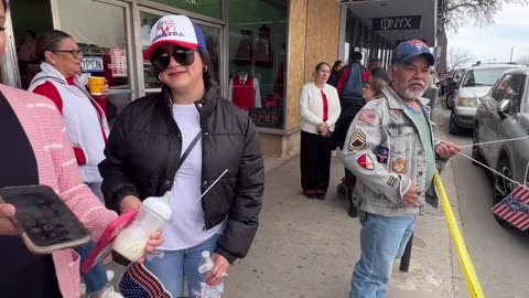 There were many patriot hispanic locals at the Trump press conference