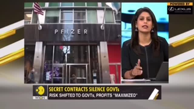 Pfizer bulling and blackmailing our governments