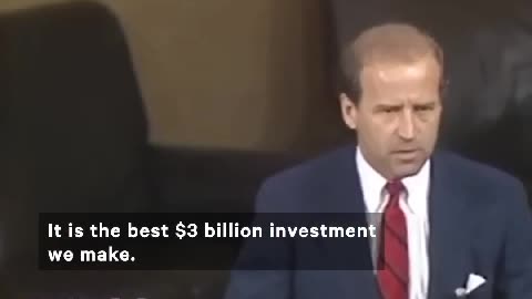 Joe Biden's stance on Israel in 1986...