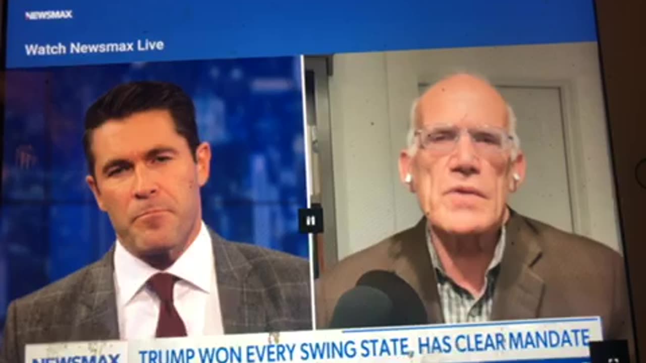 Newsmax Rob Schmidt show victor Davis Hanson talks president DJT & senate vote & cabinet appts