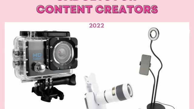 Most Wanted Electronics for this Season, for Content Creators, for kids