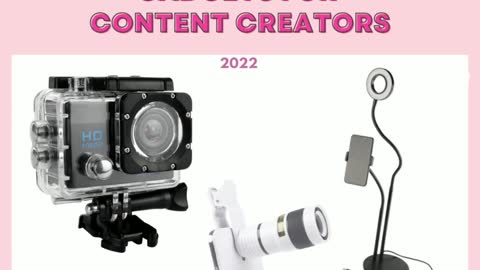 Most Wanted Electronics for this Season, for Content Creators, for kids