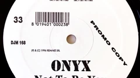 Onyx - Not To Be You