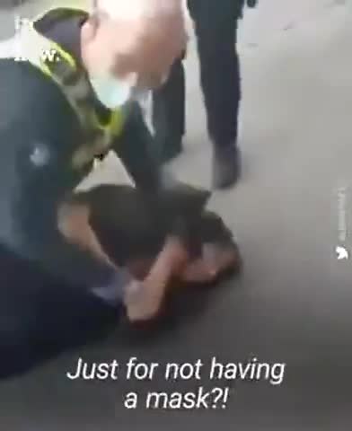 AUSTRÁLIA - brutálne zatknutá za to, že nemala rúško