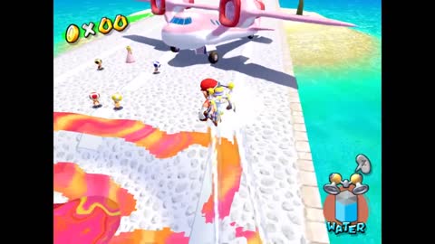Mario Sunburn Gameplay 1