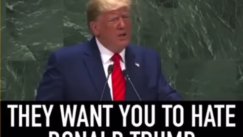 THE REASON THEY WANT YOU TO HATE TRUMP!