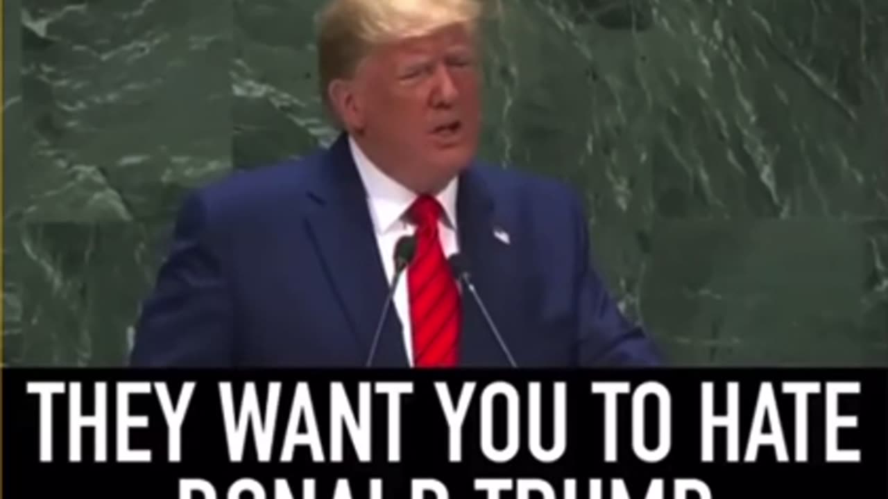 THE REASON THEY WANT YOU TO HATE TRUMP!