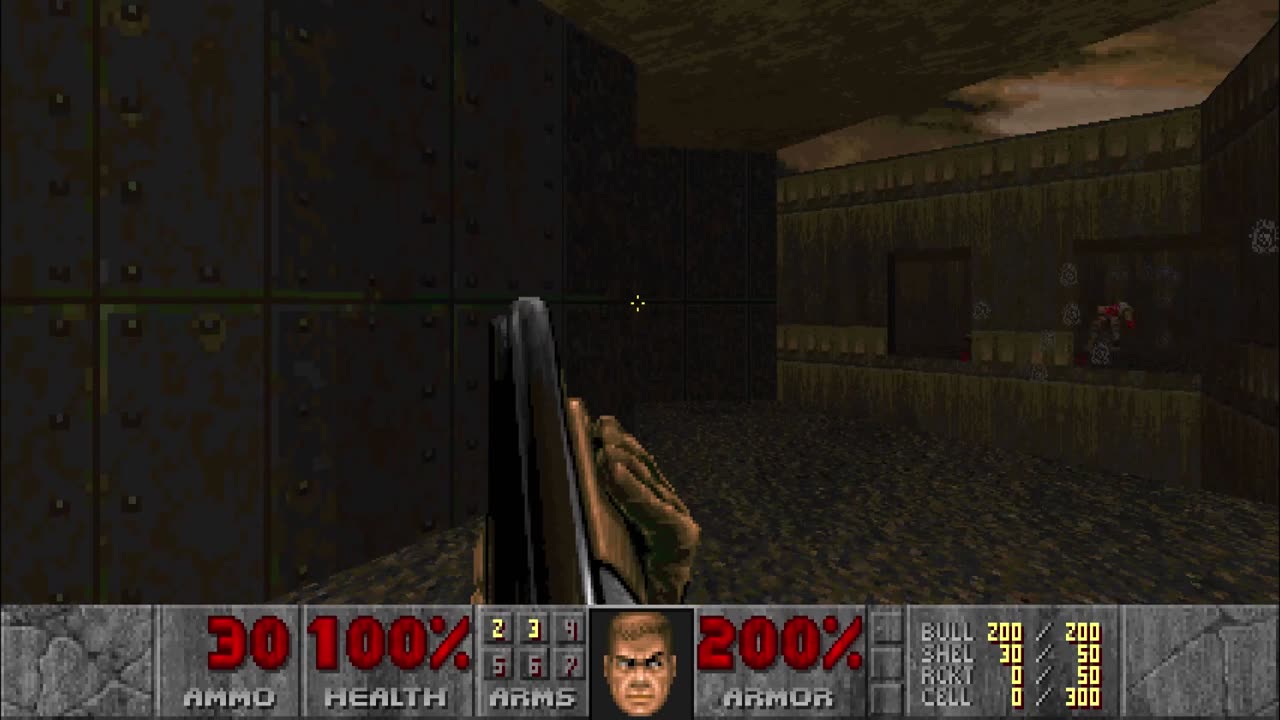 Doom II (1994) - Hell on Earth - The Gantlet (level 3)