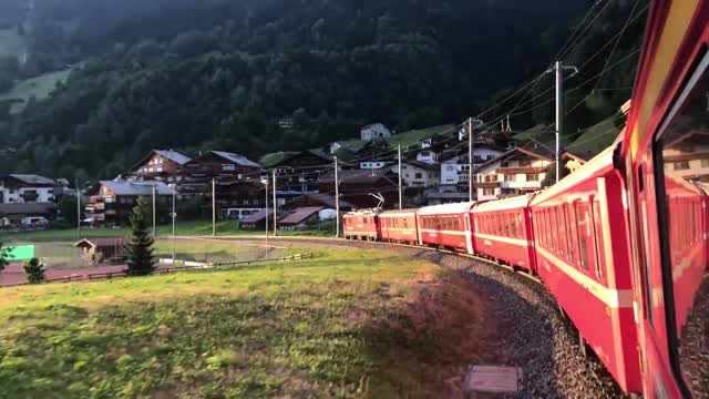 060.Switzerland Train _ Free stock footage _ Free HD Videos - no copyright