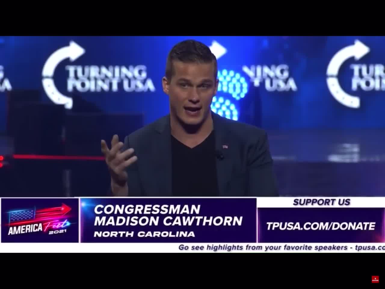 AmericaFest2021 Turning Point USA Madison Cawthorn What we must do in 2022