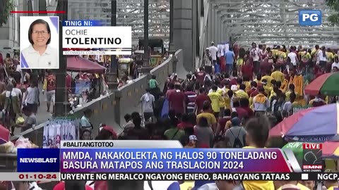 Basurang nakolekta ng Manila LGU matapos ang Traslacion, mas dumami ngayong taon