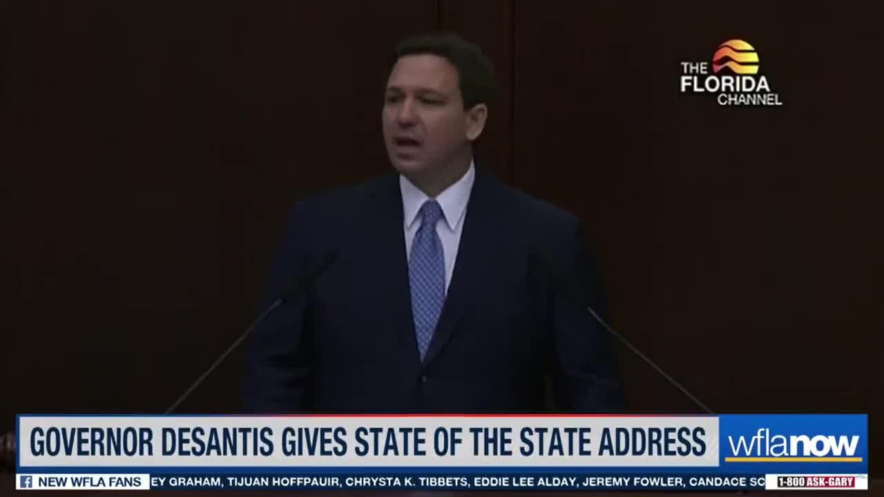 Florida Gov. Ron DeSantis: “We reject the biomedical security state that curtails liberty