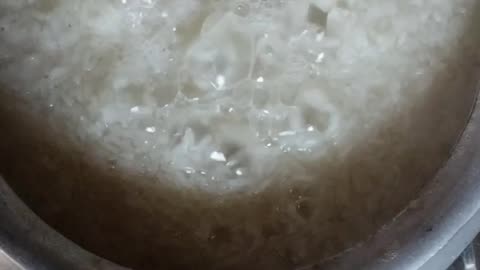 Rice cooking Indian proses........