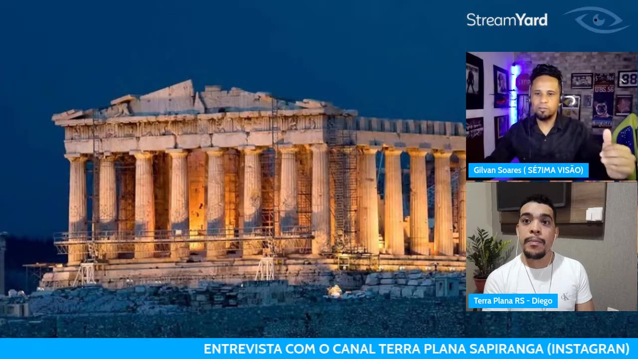 SÉ7IMA VISÃO - ThcD25g0ouQ - LIVE - ENTREVISTA TERRA PLANA COM DEIGO CAUAN DO INSTAGRAM