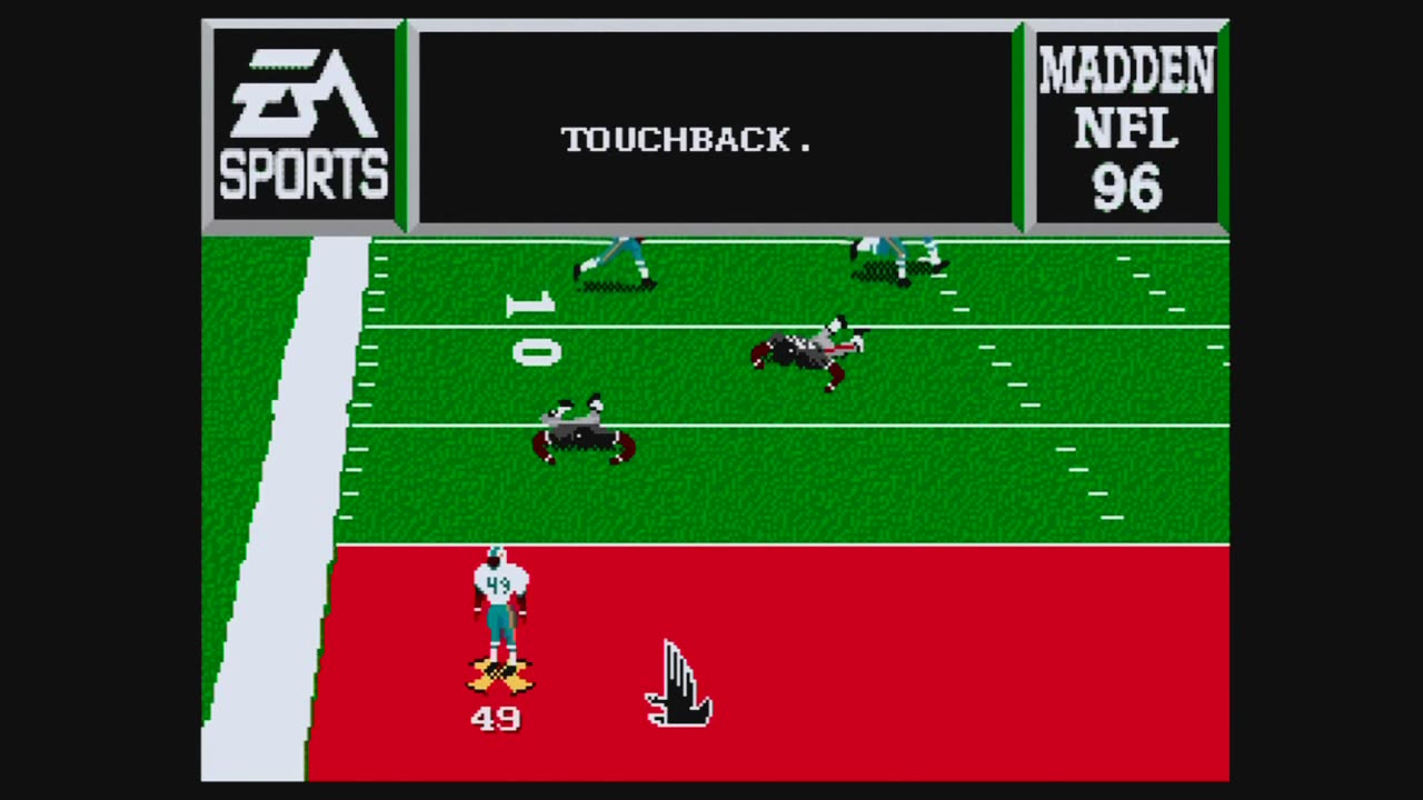 Madden96 (Sega Genesis) Dolphins vs Falcons Part3