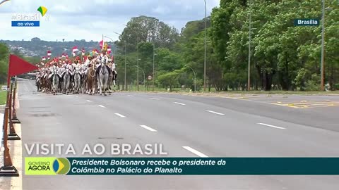 arrival president Iván Duque Márquez. official ceremony