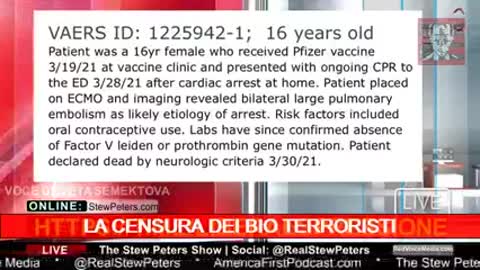 La Censura dei Bio-terroristi