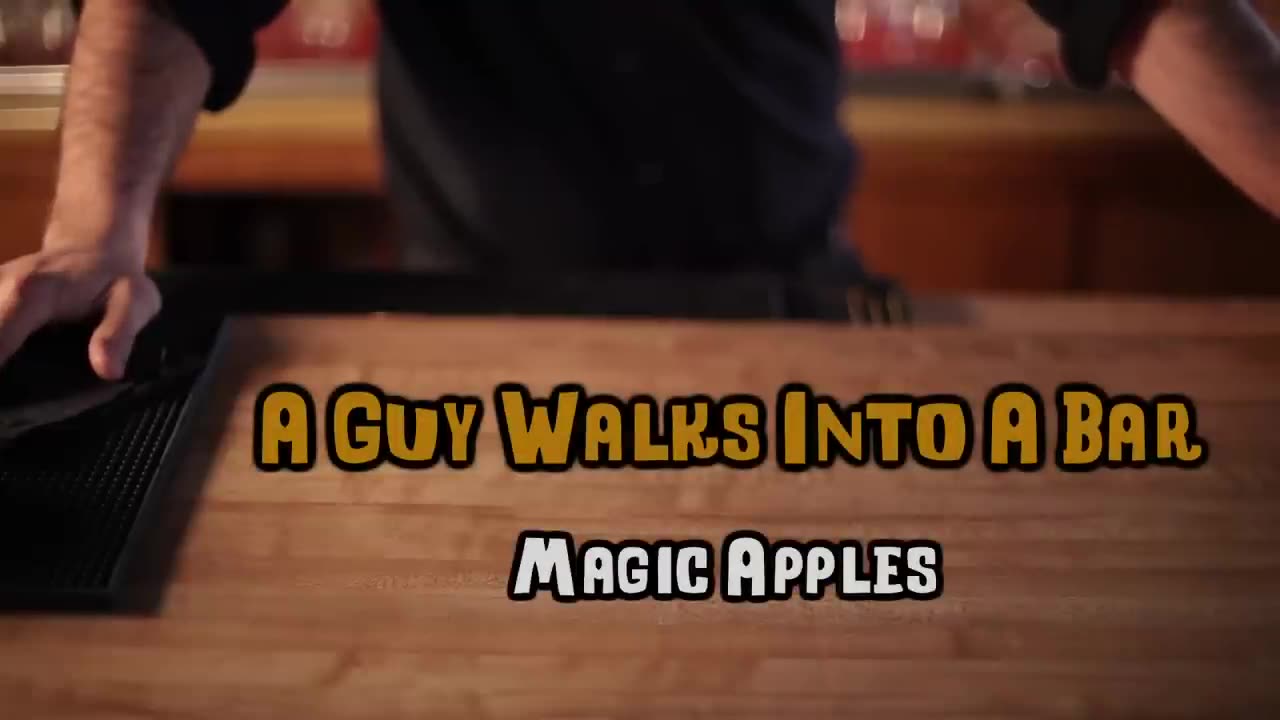 A guy walks into a bar