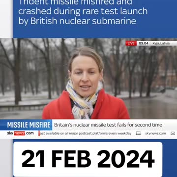 BRITAIN NUCLEAR MISSILE TEST FAILS FOR 2ND TIME 😂😂😂😂😂😂