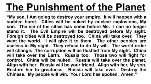 The Punishment of the Planet