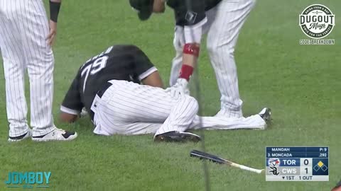 Umpire throws bat at player, a breakdown