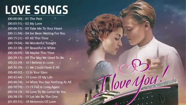 The best songs to love 2021 and listen with your love