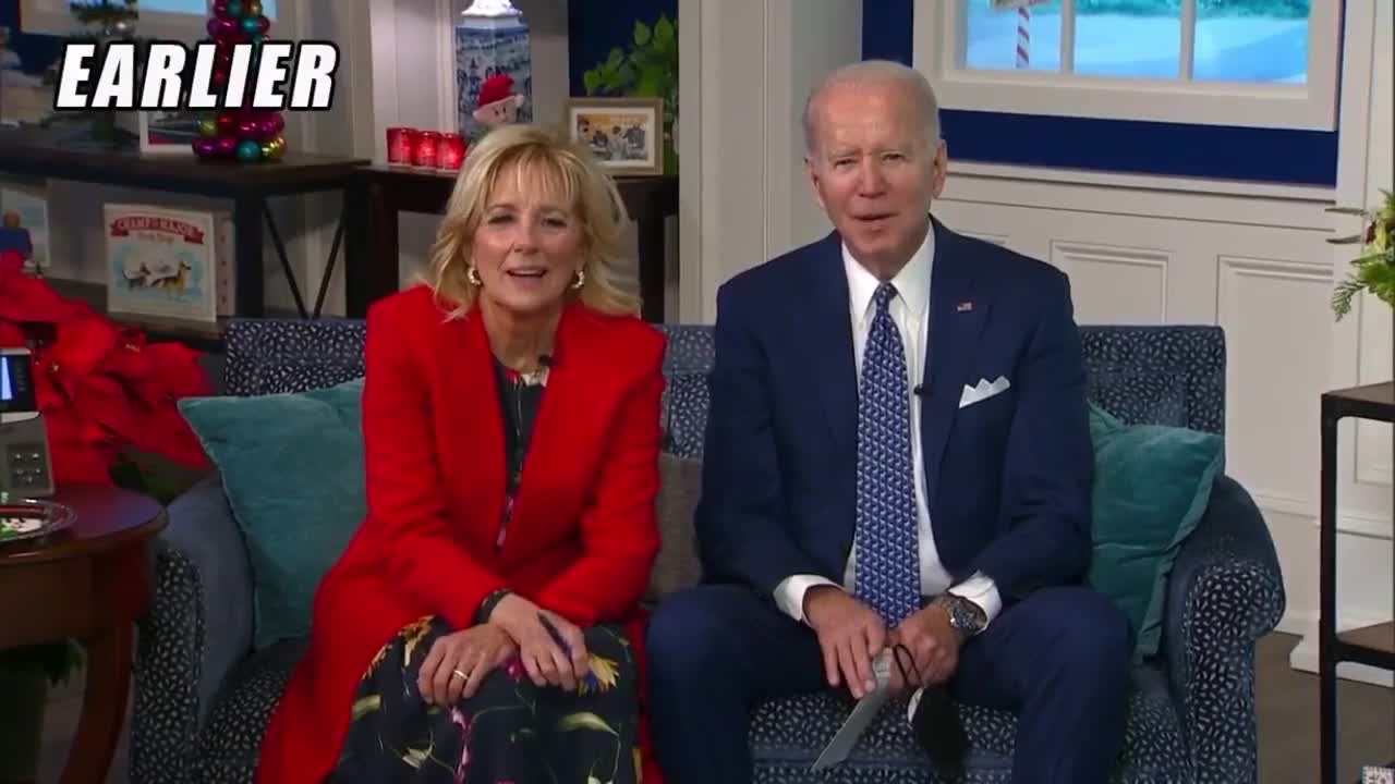 Joe Biden tells a caller on Christmas Eve that says let’s go Brandon that he agree’s