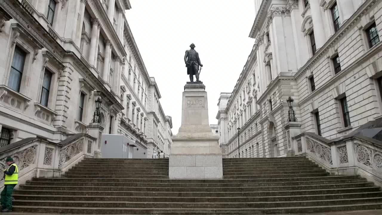 Imágenes de estatuas colonialistas en Londres