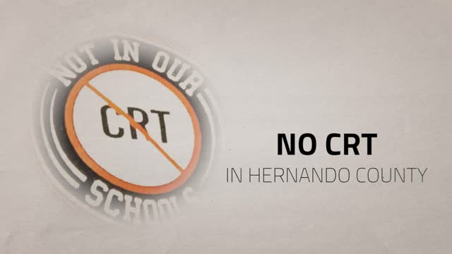NO CRT in HERNANDO COUNTY