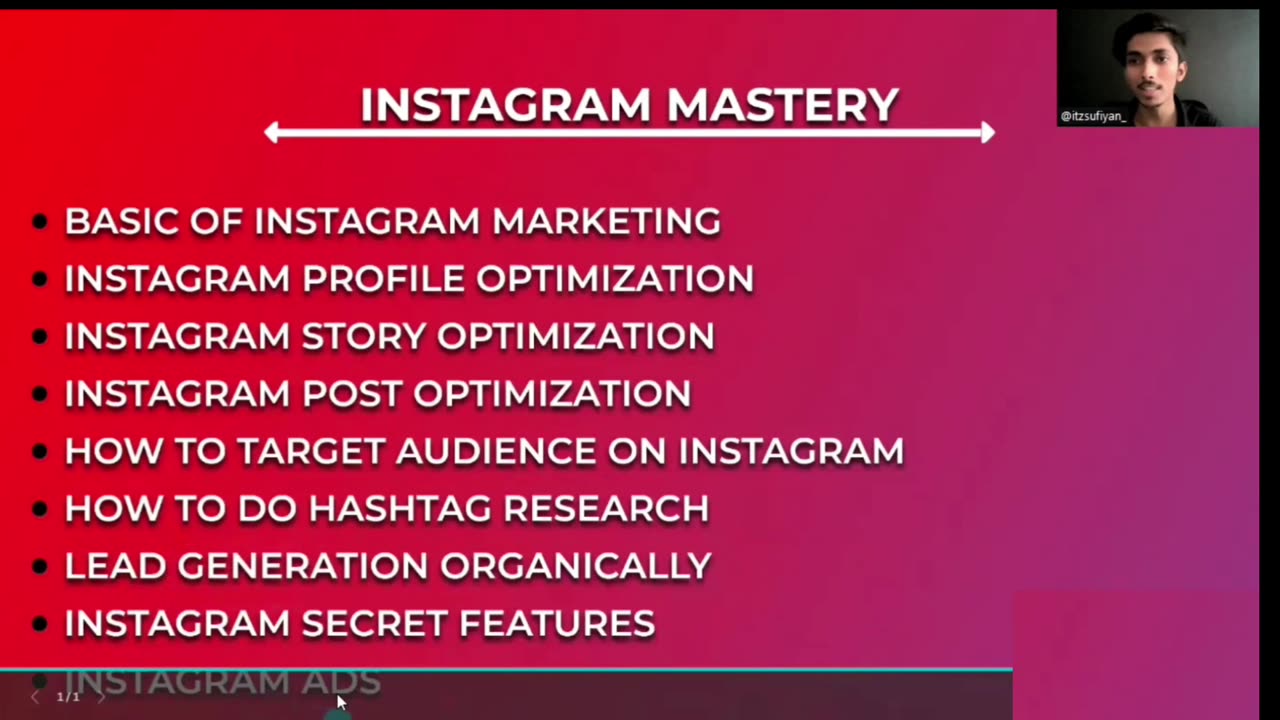 1 introduction Instagram mastery