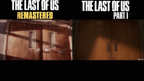 The Last of Us Part I vs Remastered All Cutscenes Comparison | PS5 4K 60 FPS |