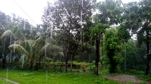 village rain ,romantic wearther