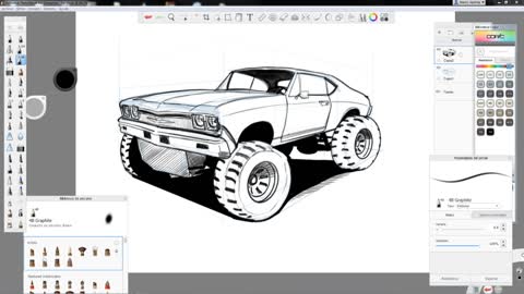 drawing a chevy