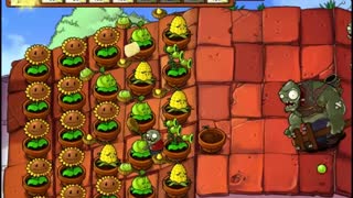 Plants vs Zombies Aventura Tejado Nivel 5 8