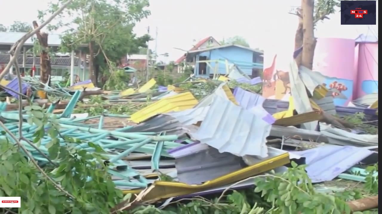 Seven killed as school roof collapses during storm in Thailand