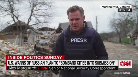 Hear CNN reporter's questions for Russia after touring bombed homes