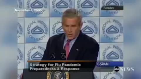 George W. Bush warned of not preparing for pandemic in 2005