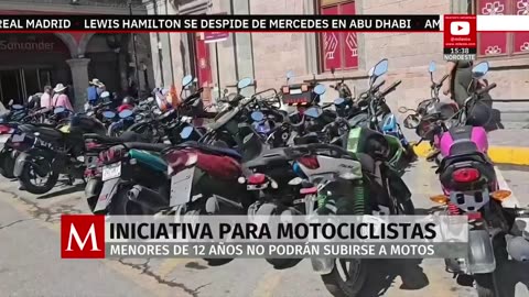 Diputados buscan prohibir que menores de 12 años viajen en motocicleta en Hidalgo