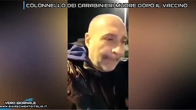 COLONNELLO DEI CARABINIERI MUORE DOPO IL VACCINO - VERO GIORNALE 13.12.2021