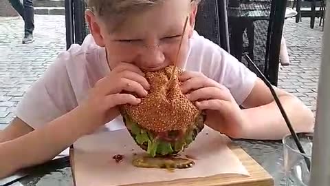 Delicious hamburger