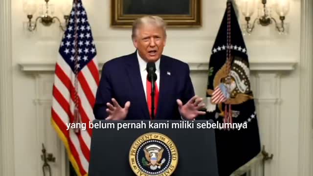 "Senjata militer kami lebih kuat daripada sebelumnya" :Presiden Donald Trump