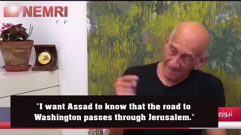 🇸🇾 "If Assad made peace with Israel in 2008, Syrians wouldn't have suffered from ...