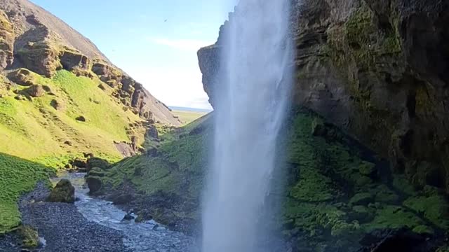 Beautiful unknown waterfall in iceland!!!