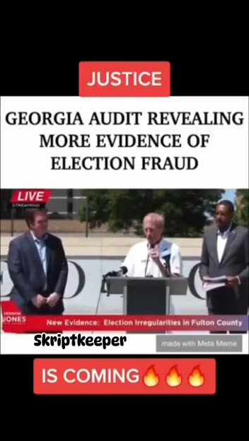 Georgia Adit revealing more evidence of election fraud.