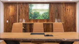 Stunning Executive Office and Conference Room Featuring River-Recovered® Heart Pine and Cypress